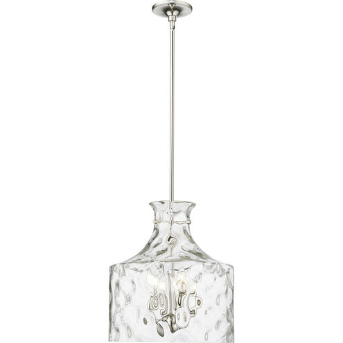 Santorini 4 Light 15 inch Polished Nickel Indoor Pendant Ceiling Light